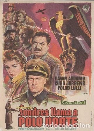 Cine: PROGRAMA DE CINE. OPERACI&Oacute;N LONDRES LLAMA A POLO NORTE PC-6443 - Foto 1