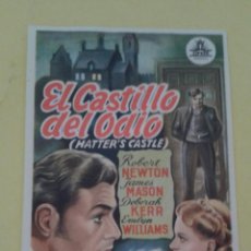 Cine: EL CASTILLO DEL ODIO ROBERT NEWTON ORIGINAL S.P. (NO ESTRENADA) BUEN ESTADO