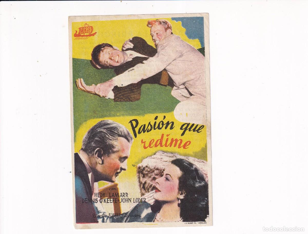 Cine: PASION QUE REDIME .- HEDY LAMARR - Foto 1