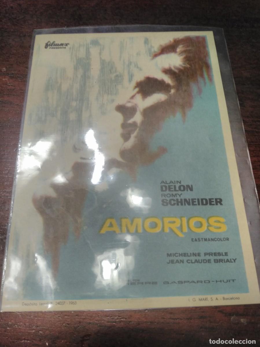 Cine: programa o folleto de mano cine amor&iacute;os - Foto 1
