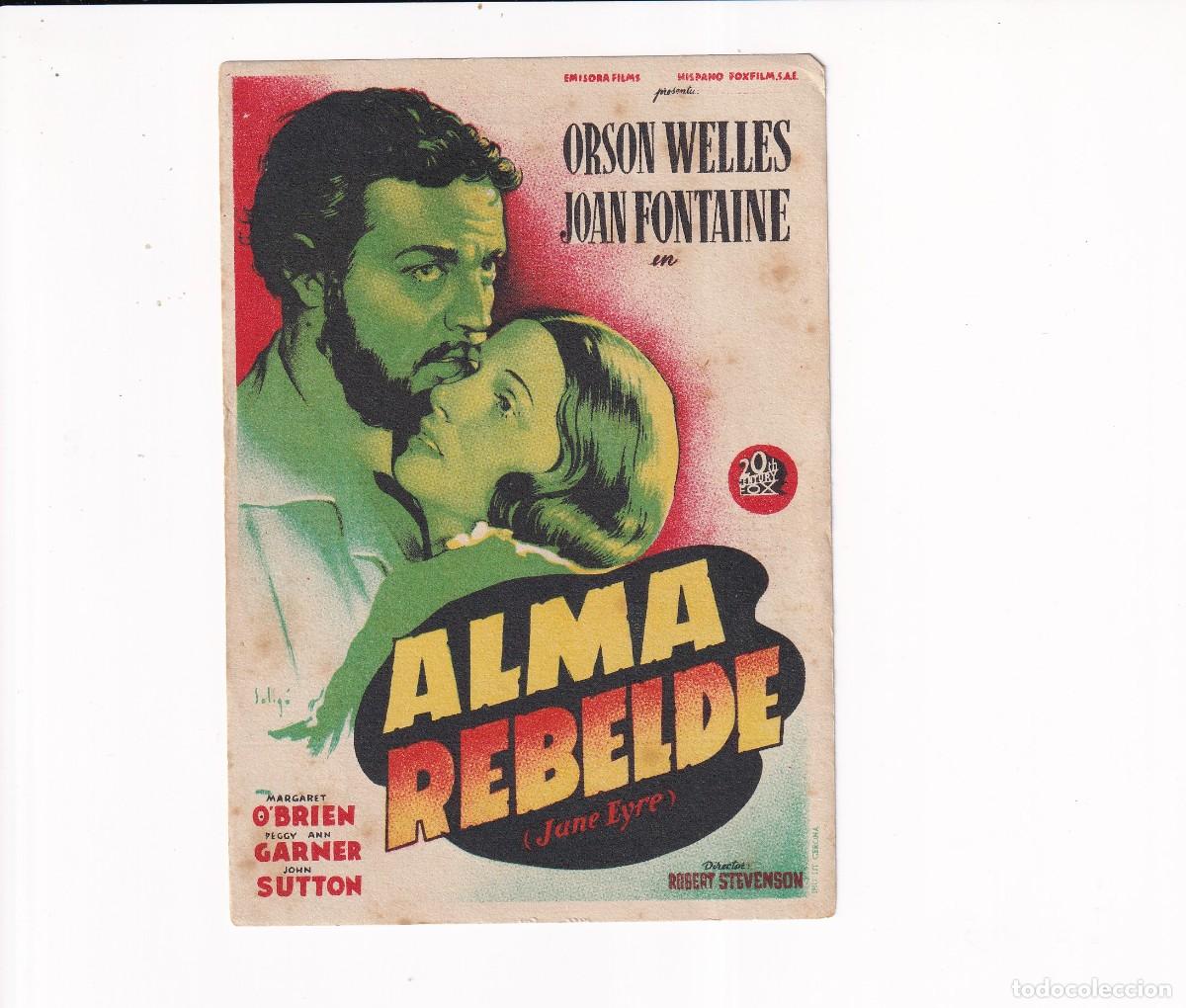 Cine: ALMA REBELDE .- ORSON WELLES - Foto 1