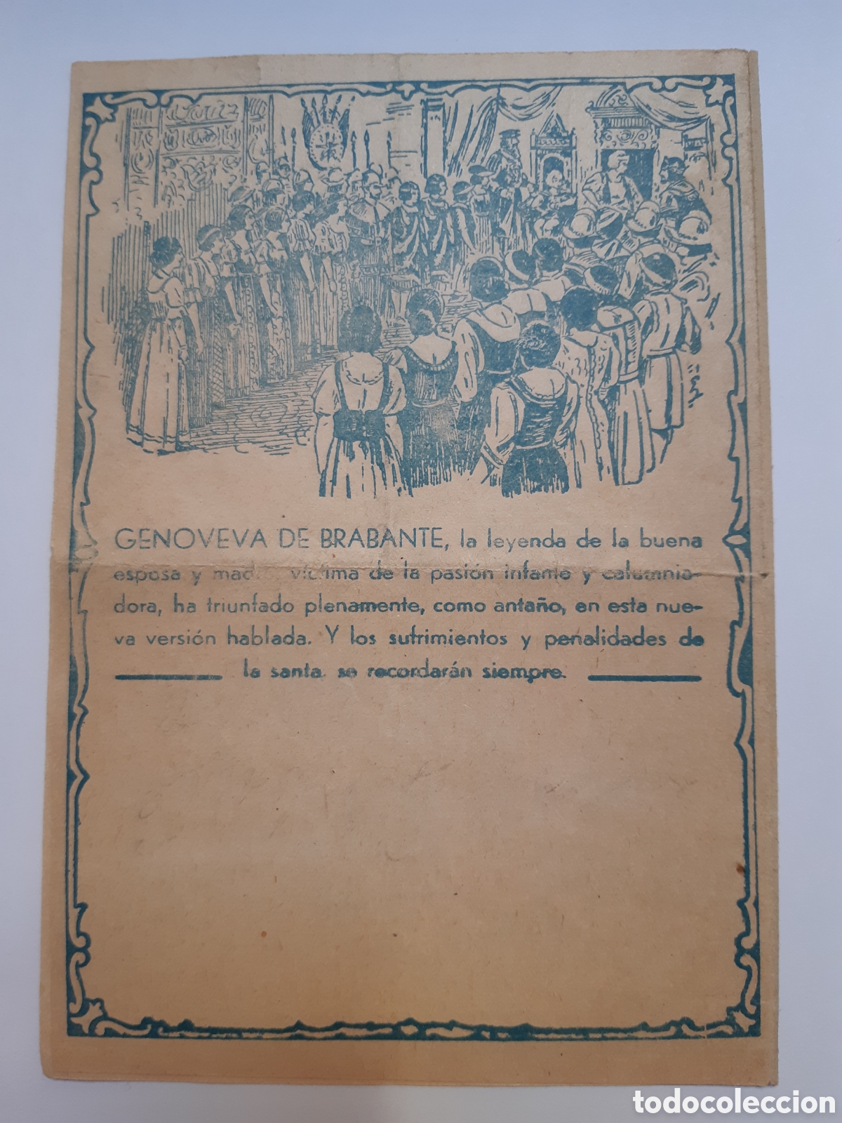 Cine: Genoveva de Brabante. Exclusivas Manzano. Programa doble - Foto 3