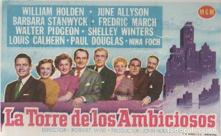 Cine: PROGRAMA DE CINE. LA TORRE DE LOS AMBICIOSOS PC-6468 - Foto 1