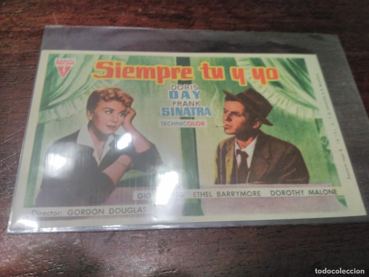 Cine: PROGRAMA FOLLETO DE MANO DE CINE siempre t&uacute; y yo - Foto 1