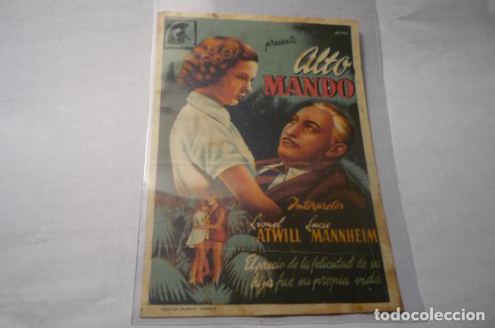 Cine: programa alto mando.-lionel atwill - Foto 1