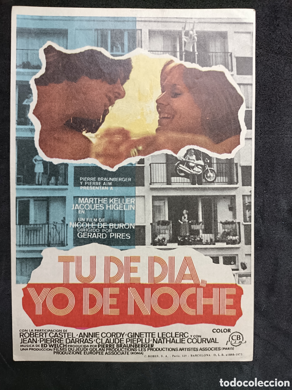 Cine: TU DE DIA YO DE E NOCHE PROGRAMA DE MANO DE CINE precio unidad PR6 - Foto 1