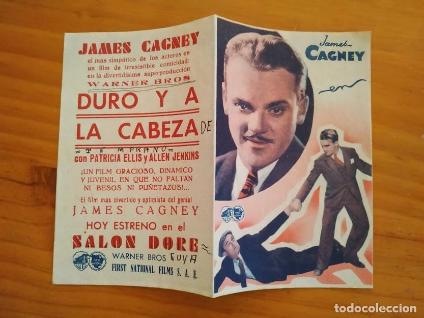 Cine: PTCC 173 DURO Y A LA CABEZA PROGRAMA DOBLE WARNER JAMES CAGNEY - Foto 1