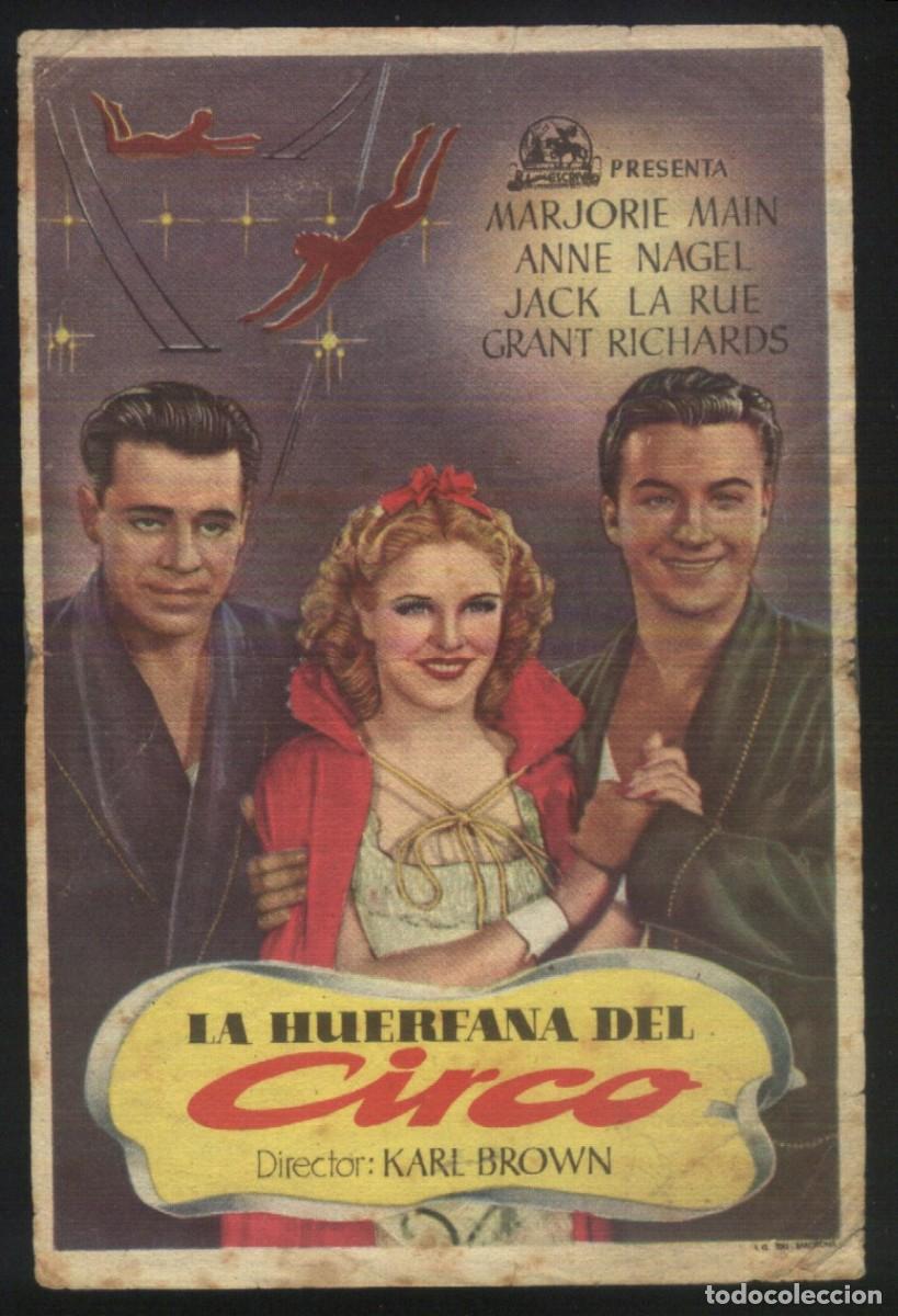 Kino: Q-06731- LA HU&Eacute;RFANA DEL CIRCO (Under the Big Top) MARJORIE MAIN - ANNE NAGEL - JACK LA RUE