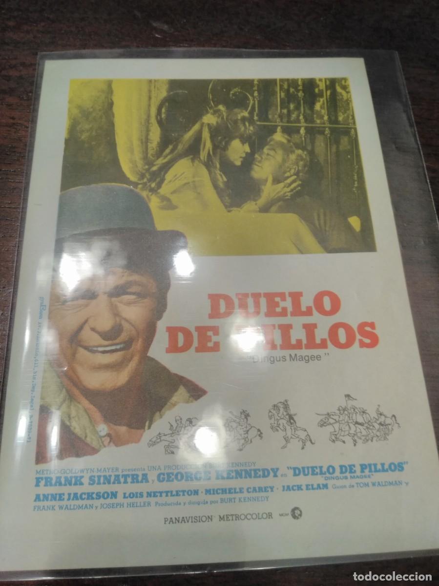 Cine: PROGRAMA O FOLLETO DE MANO DE CINE duelo de pillos - Foto 1