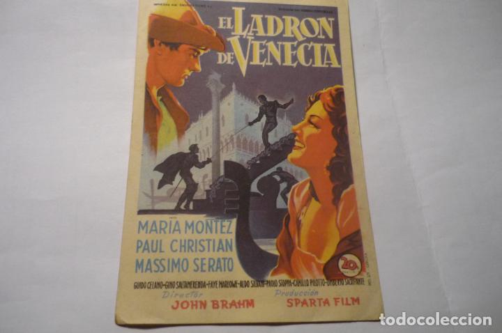  Foglietti di film di film antichi di cinema: programa el ldron de venecia.-maria montez&iexcl;&iexcl;SELLO TAMPON CINEMA DAIMIEL EMPRESA
