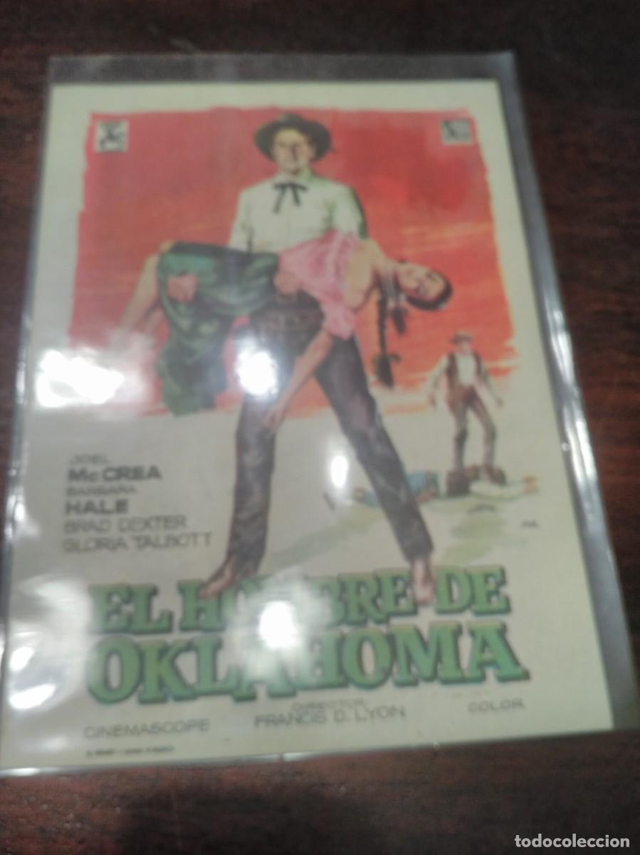 Cine: PROGRAMA O FOLLETO DE MANO DE CINE el hombre de oklahoma - Foto 1