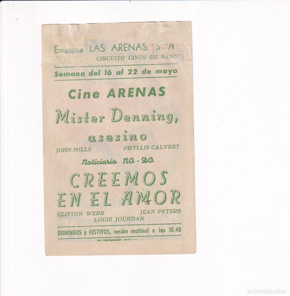 Cine: CREEMOS EN EL AMOR .- CLIFTON WEBB - Foto 2