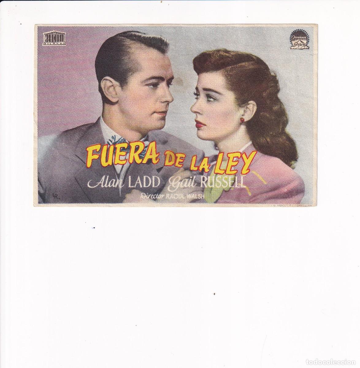 Cine: FUERA DE LA LEY ,- ALAN LADD - Foto 1