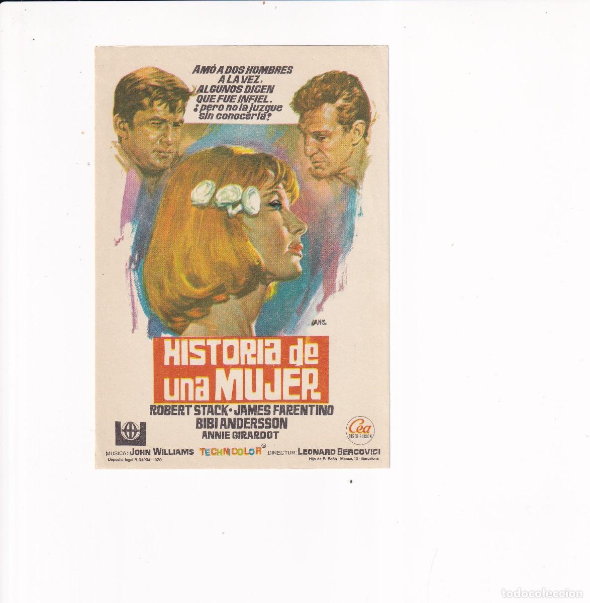 Cine: HISTORIA DE UNA MUJER .- ROBERT STACK - Foto 1