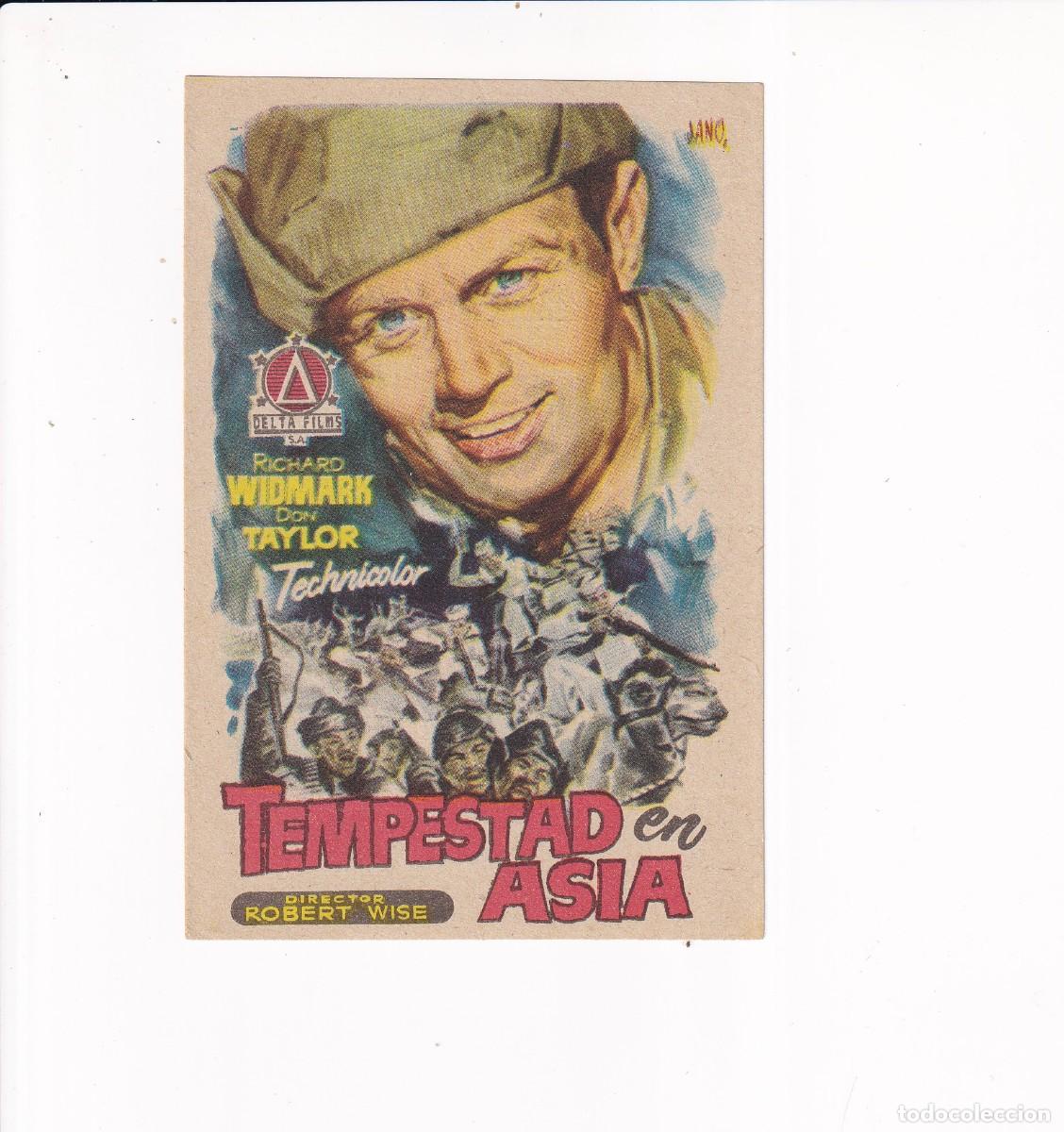 Cine: TEMPESTAD EN ASIA .- RICHARD WIDMARK - Foto 1
