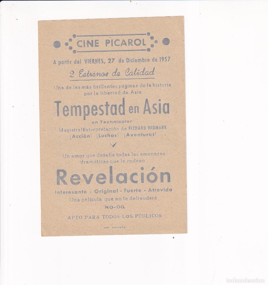 Cine: TEMPESTAD EN ASIA .- RICHARD WIDMARK - Foto 2