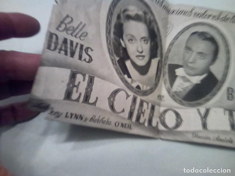 Cine: PROGRAMA MANO DE CINE DOBLE &rdquo;EL CIELO Y TU&rdquo; , ANTIGUO - Foto 7