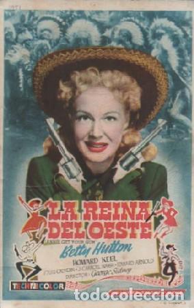 Cine: PROGRAMA DE CINE. LA REINA DEL OESTE PC-6544 - Foto 1