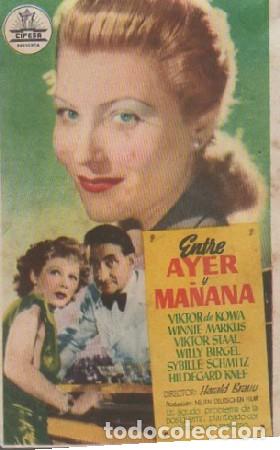 Cine: PROGRAMA DE CINE. ENTRE AYER Y MA&Ntilde;ANA PC-6551 - Foto 1