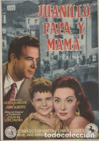 Cine: PROGRAMA DE CINE. JUANILLO, PAP&Aacute; Y MAMA&Ntilde;A PC-6563 - Foto 1