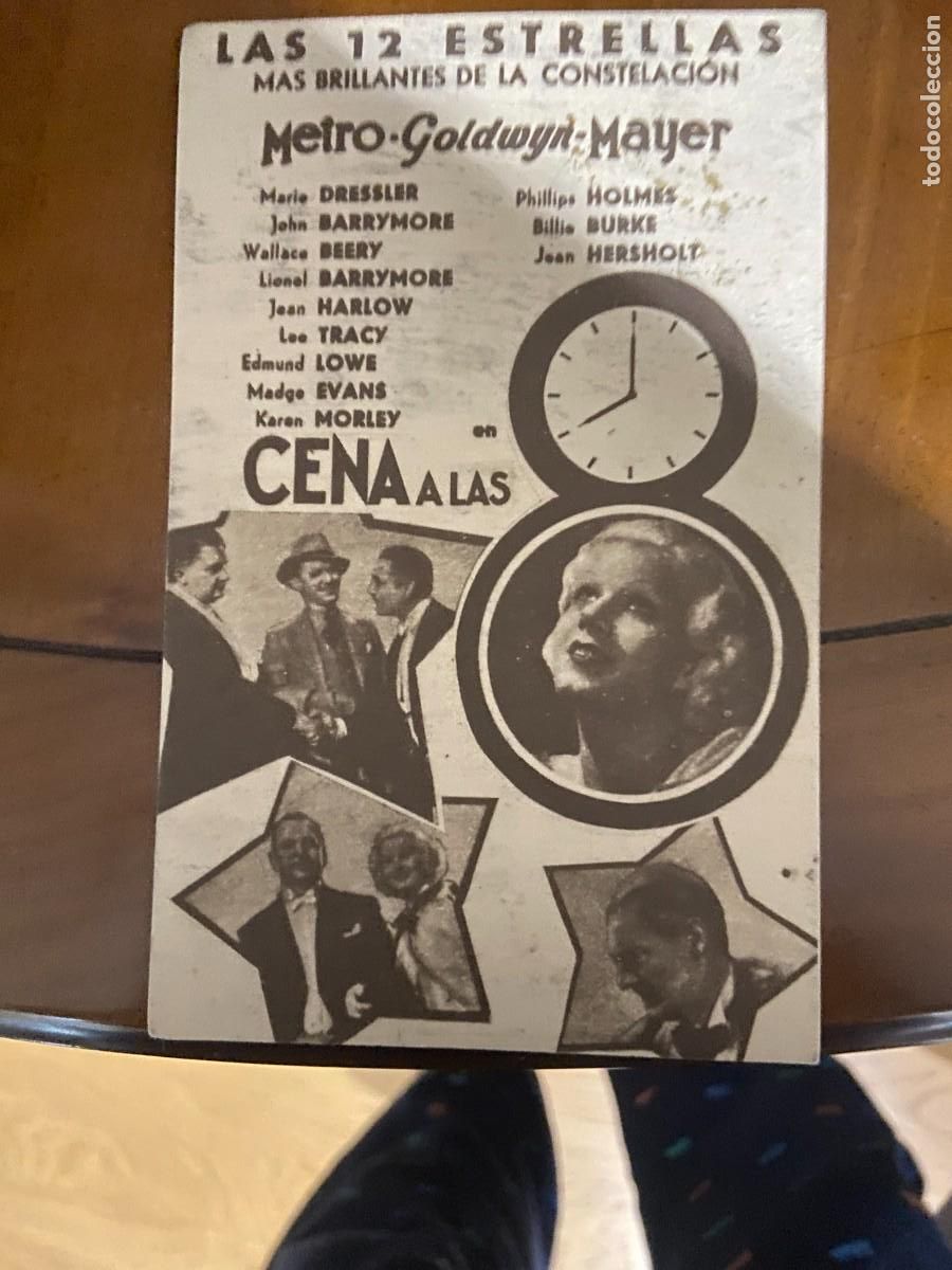  Flyers Publicitaires de films Anciens: cena a las 8 nuevo con publicidad
