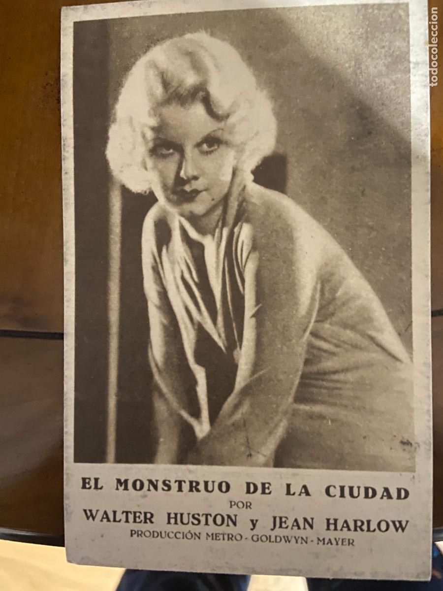  Flyers Publicitaires de films Anciens: el monstruo de la ciudad programa de carton nuevo