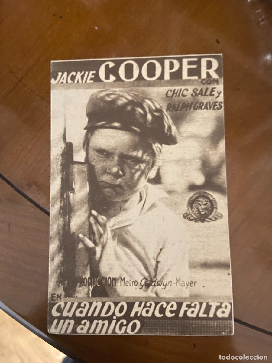  Flyers Publicitaires de films Anciens: cuando hace falta un amigo programa de carton nuevo
