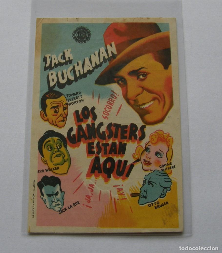 Cine: PROGRAMA DE CINE LOS GANGSTERS ESTAN AQUI - Foto 1