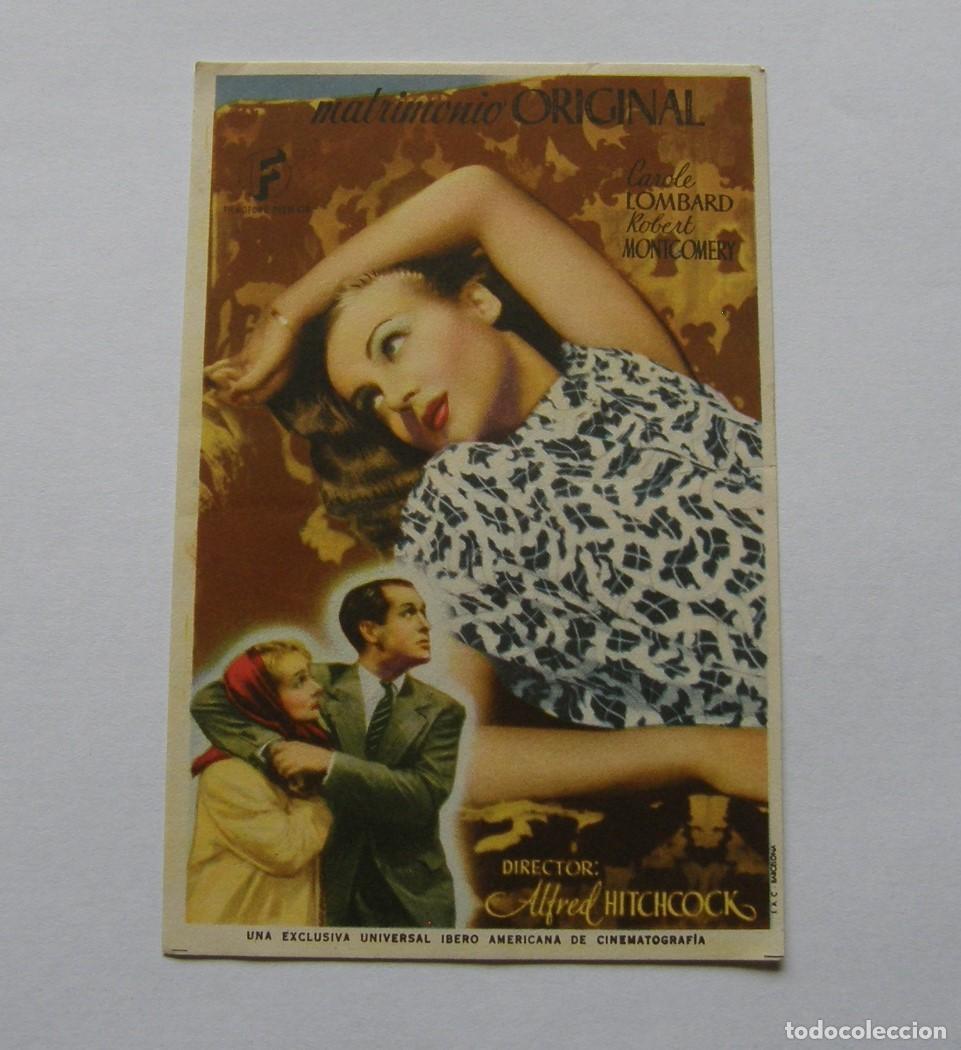Cine: PROGRAMA DE CINE MATRIMONIO ORIGINAL-SIN PUBLICIDAD - Foto 1