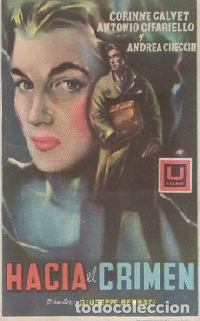 Cine: PROGRAMA DE CINE. HACIA EL CRIMEN PC-6600 - Foto 1