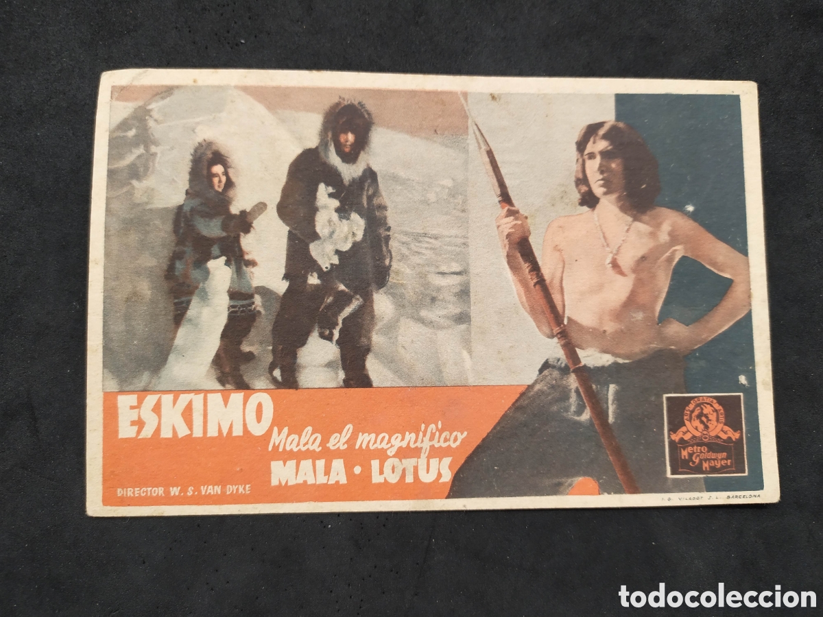 Cine: Programa de mano Eskimo. Teatro Euterpe - Foto 1