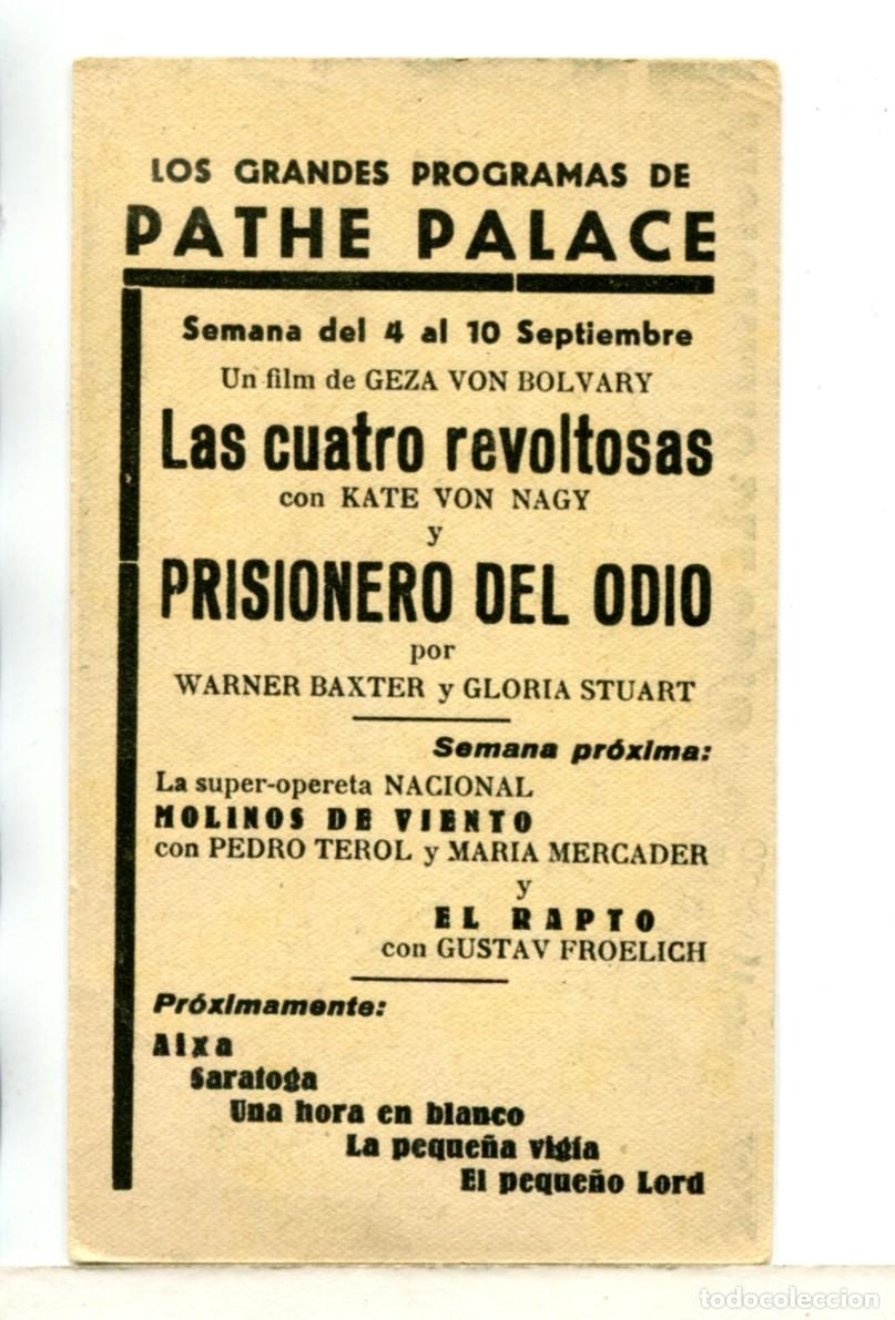 Cine: PRISIONERO DEL ODIO, con Warner Baxter. - Foto 2