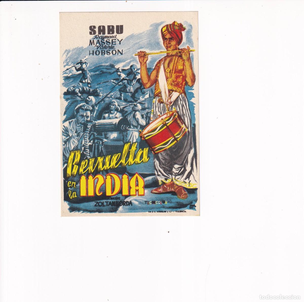 Cine: REVUELTA EN LA INDIA .- SABU - Foto 1