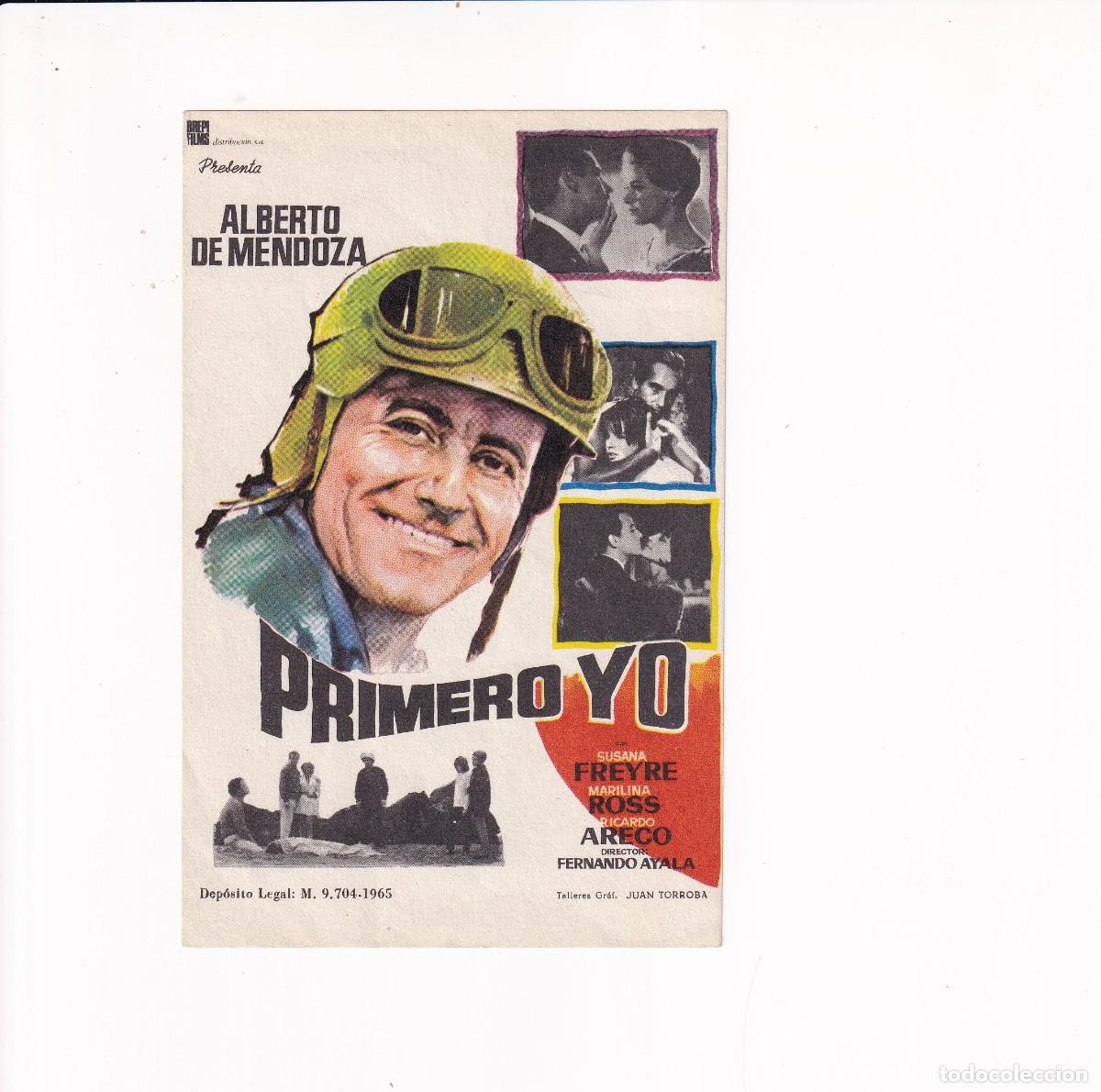 Cine: PRIMERO YO .- ALBERTO DE MENDOZA - Foto 1