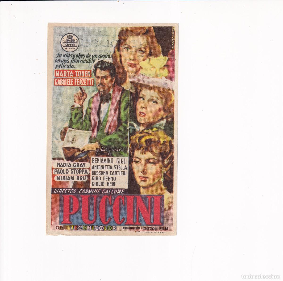 Cine: PUCCINI .- MARTA TOREN - Foto 1