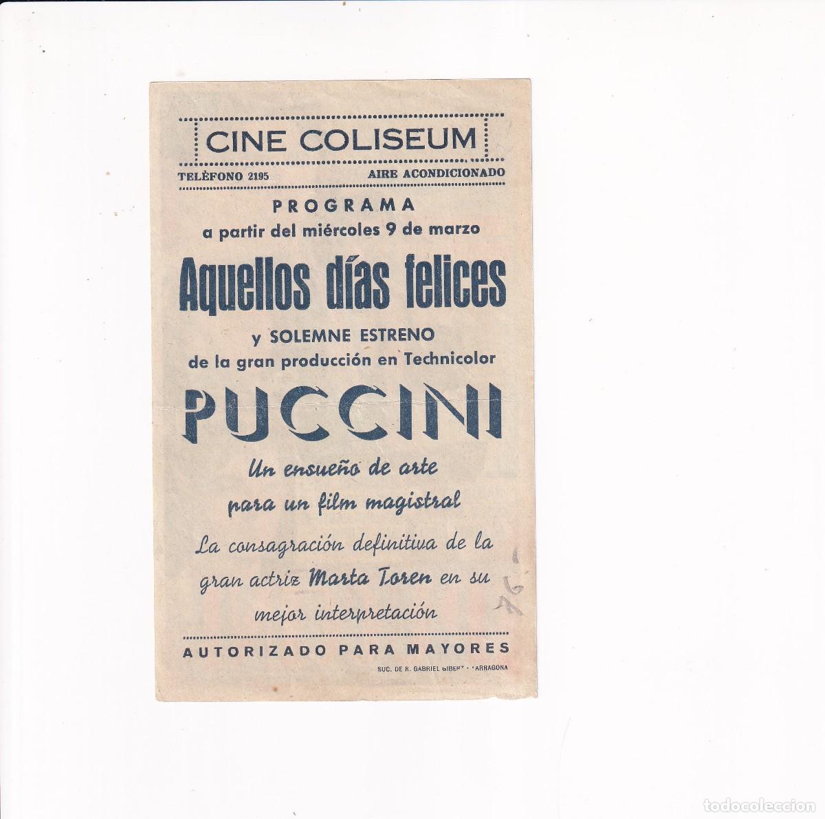 Cine: PUCCINI .- MARTA TOREN - Foto 2