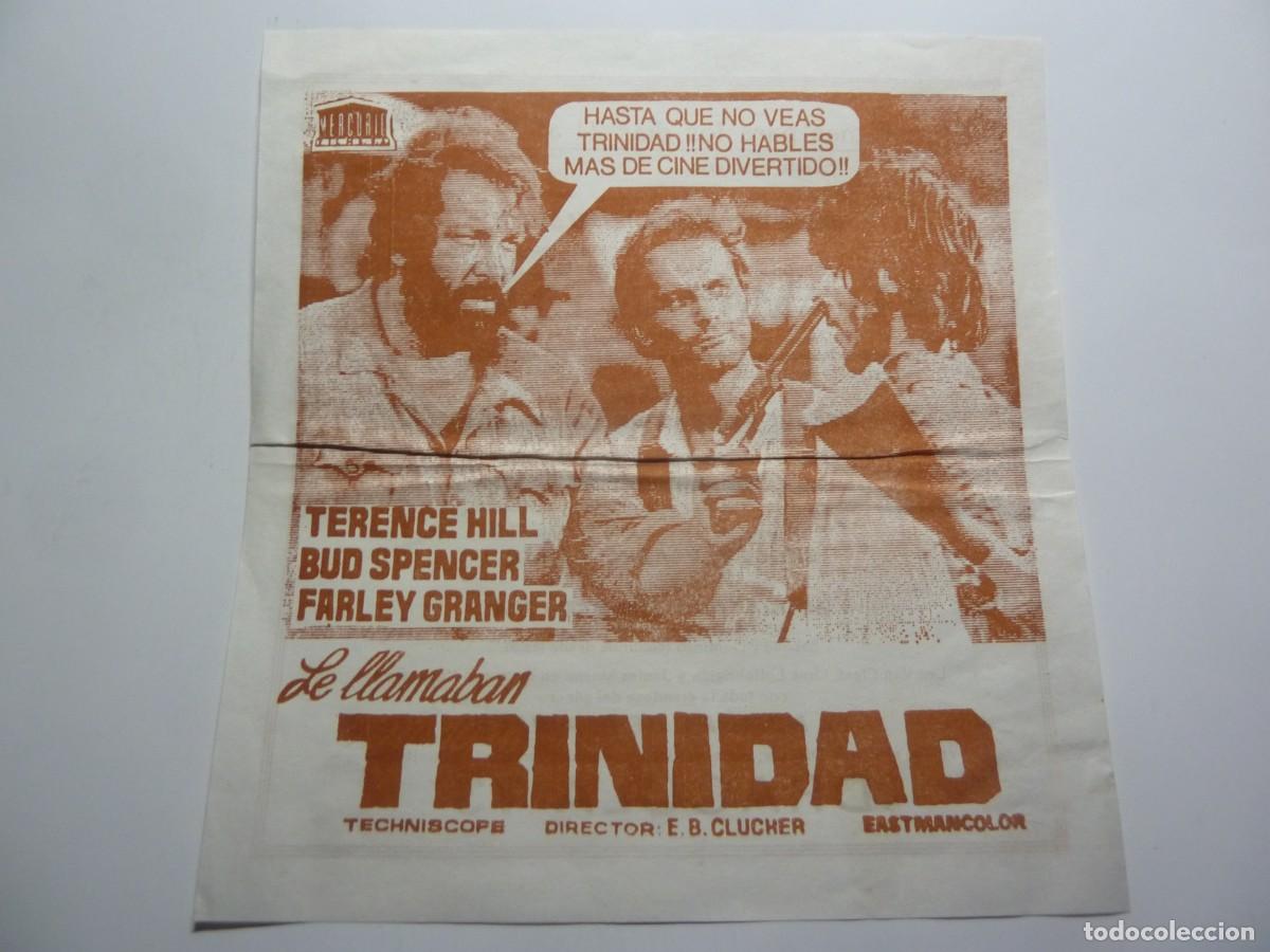 Cine: PROGRAMA DE CINE LOCAL LE LLAMABAN TRINIDAD 1973 - Foto 1