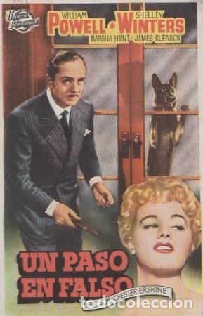 Cine: PROGRAMA DE CINE. UN PASO EN FALSO PC-6610 - Foto 1