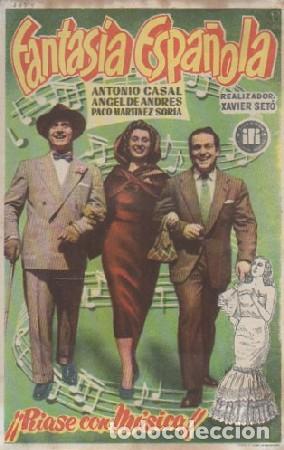 Cine: PROGRAMA DE CINE. FANTAS&Iacute;A ESPA&Ntilde;OLA PC-6620 - Foto 1