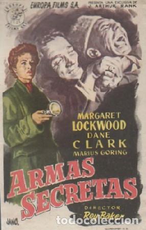 Cine: PROGRAMA DE CINE. ARMAS SECRETAS PC-6623 - Foto 1