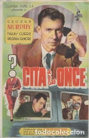 Cine: PROGRAMA DE CINE. CITA A LAS ONCE PC-6631 - Foto 1