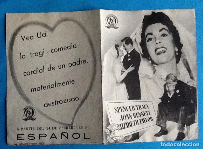 Cine: PROGRAMA DE CINE DOBLE . EL,PADRE DE LA NOVIA. ENVIO INCLUIDO. - Foto 1