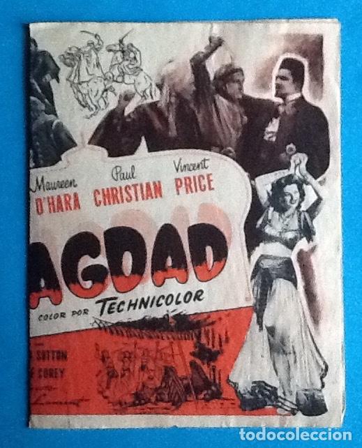 Cine: PROGRAMA DE CINE DOBLE . BAGDAD.. ENVIO INCLUIDO. - Foto 3