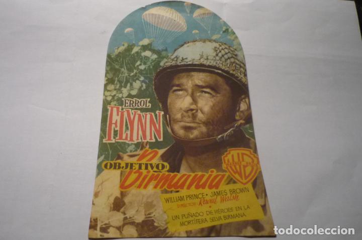 Cine: programa troquelado objetivo birmania errol flynn.- - Foto 1