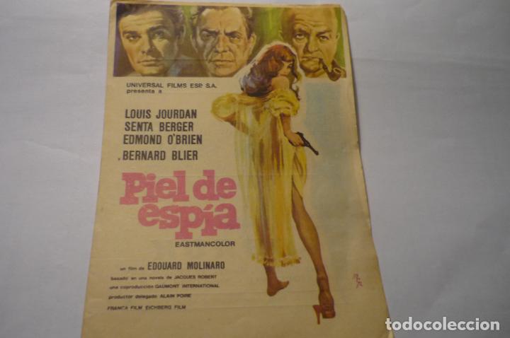 Cinema: programa piel de espia.-louis jordan .-publicidad