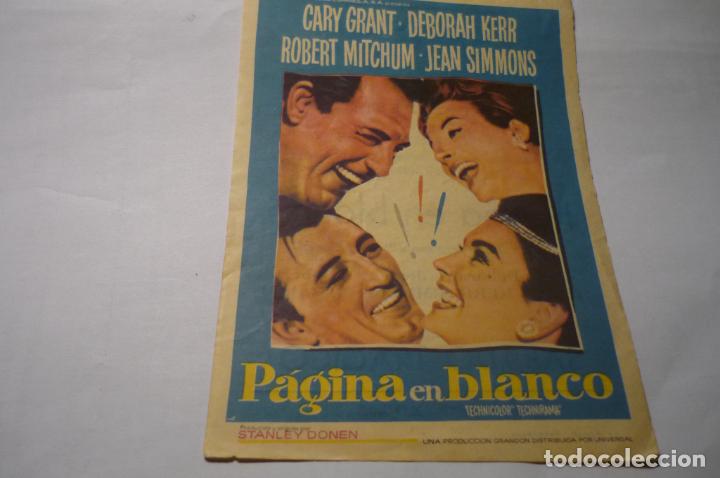 Cine: programa pagina en blanco .- cary grant publicidad - Foto 1