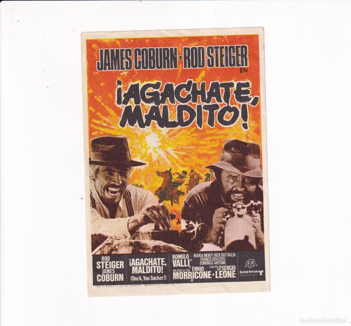 Cine: AGACHATE MALDITO .- JAMES COBURN .- SIN PUBLICIDAD