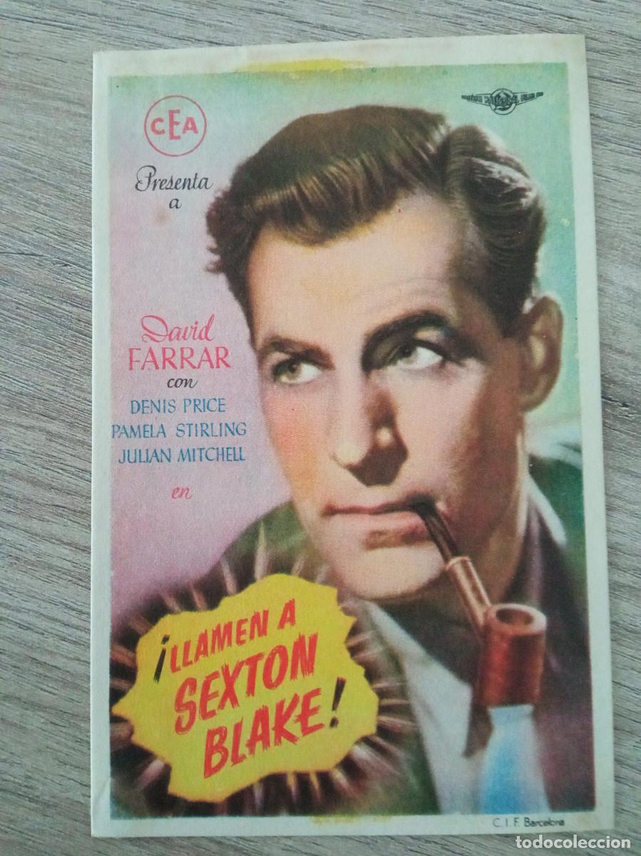 Cine: LLAMEN A SEXTON BLAKE!, DAVID FARRAR - Foto 1