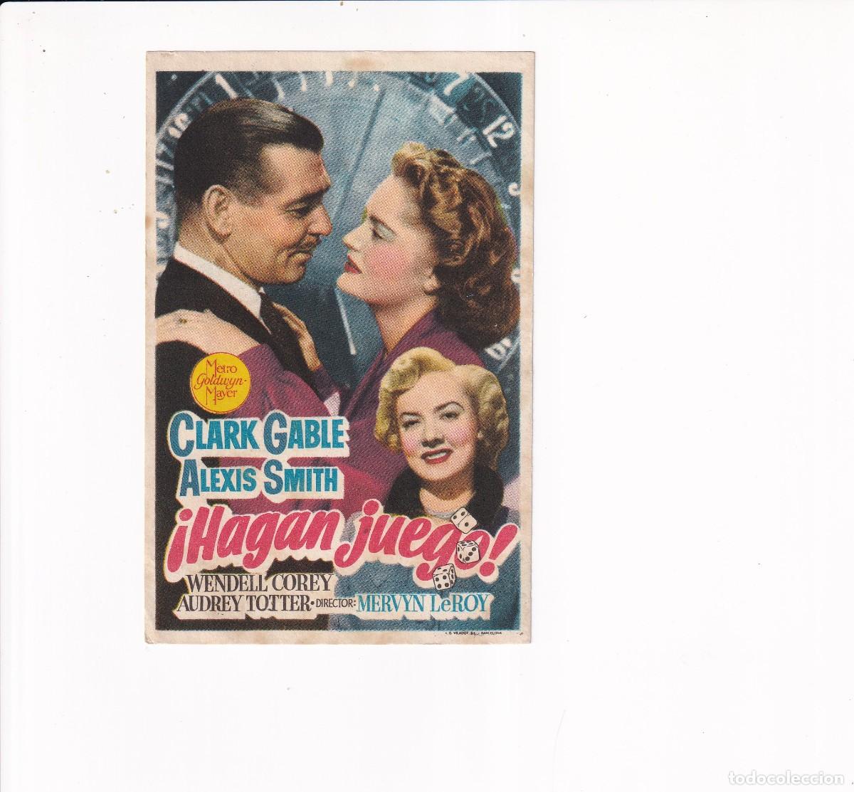 Cine: HAGAN JUEGO .- CLARK GABLE - Foto 1