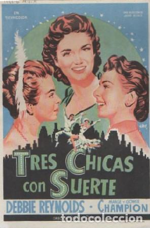 Cine: PROGRAMA DE CINE. TRES CHICAS CON SUERTE PC-6643 - Foto 1